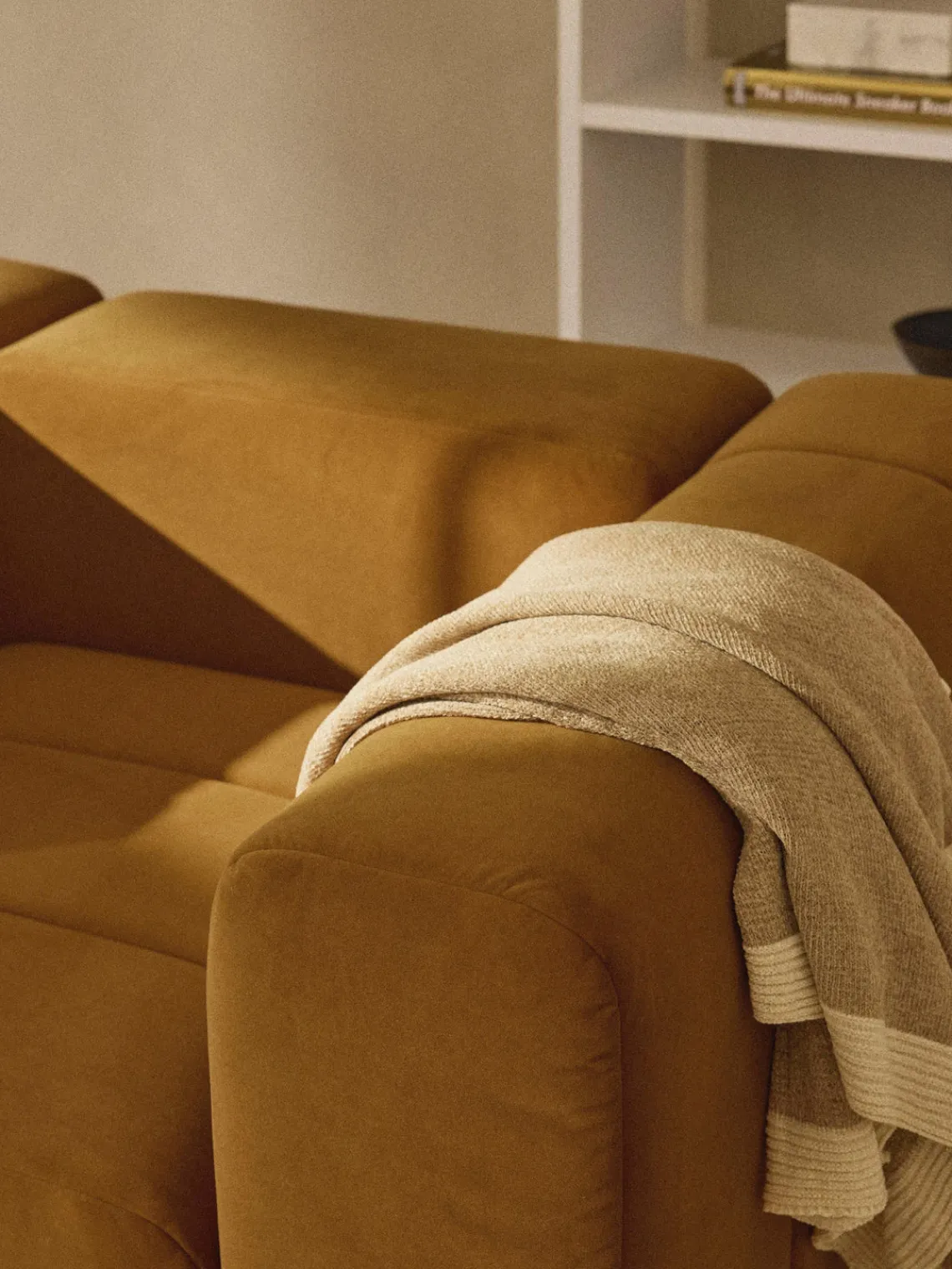 Westwing Collection Sillón de terciopelo Lena