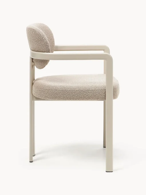 Westwing Collection Sillón en tejido bouclé Adrien^ Sillas Con Reposabrazos|Sillas
