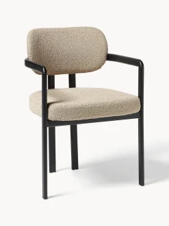 Westwing Collection Sillón en tejido bouclé Adrien^ Sillas Con Reposabrazos|Sillas