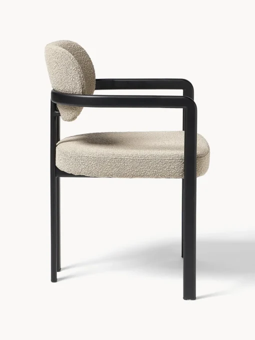 Westwing Collection Sillón en tejido bouclé Adrien^ Sillas Con Reposabrazos|Sillas