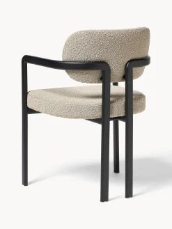 Westwing Collection Sillón en tejido bouclé Adrien^ Sillas Con Reposabrazos|Sillas