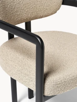 Westwing Collection Sillón en tejido bouclé Adrien^ Sillas Con Reposabrazos|Sillas