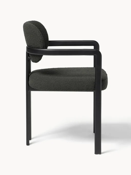 Westwing Collection Sillón en tejido bouclé Adrien