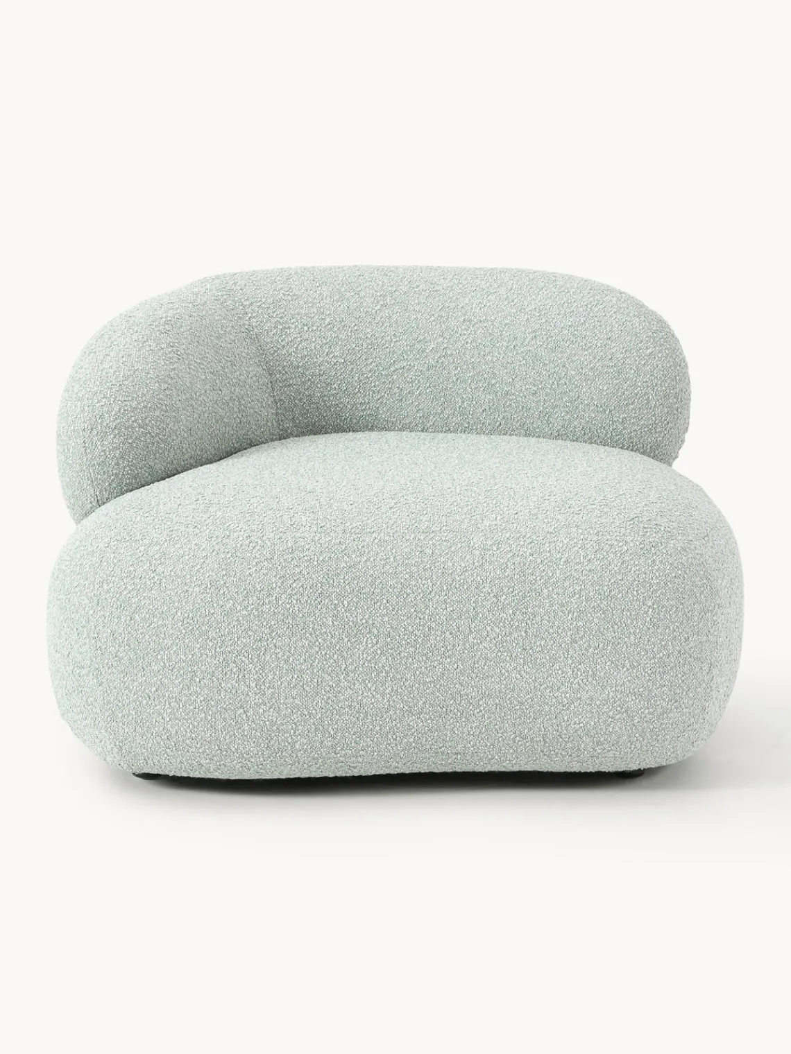 Westwing Collection Sillón en tejido bouclé Alba