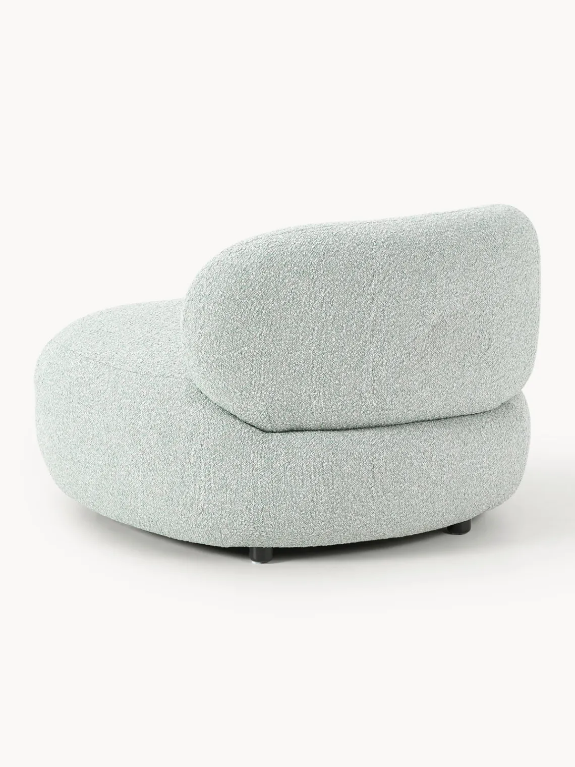 Westwing Collection Sillón en tejido bouclé Alba