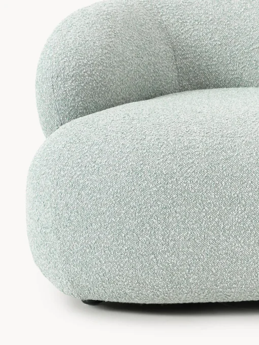 Westwing Collection Sillón en tejido bouclé Alba