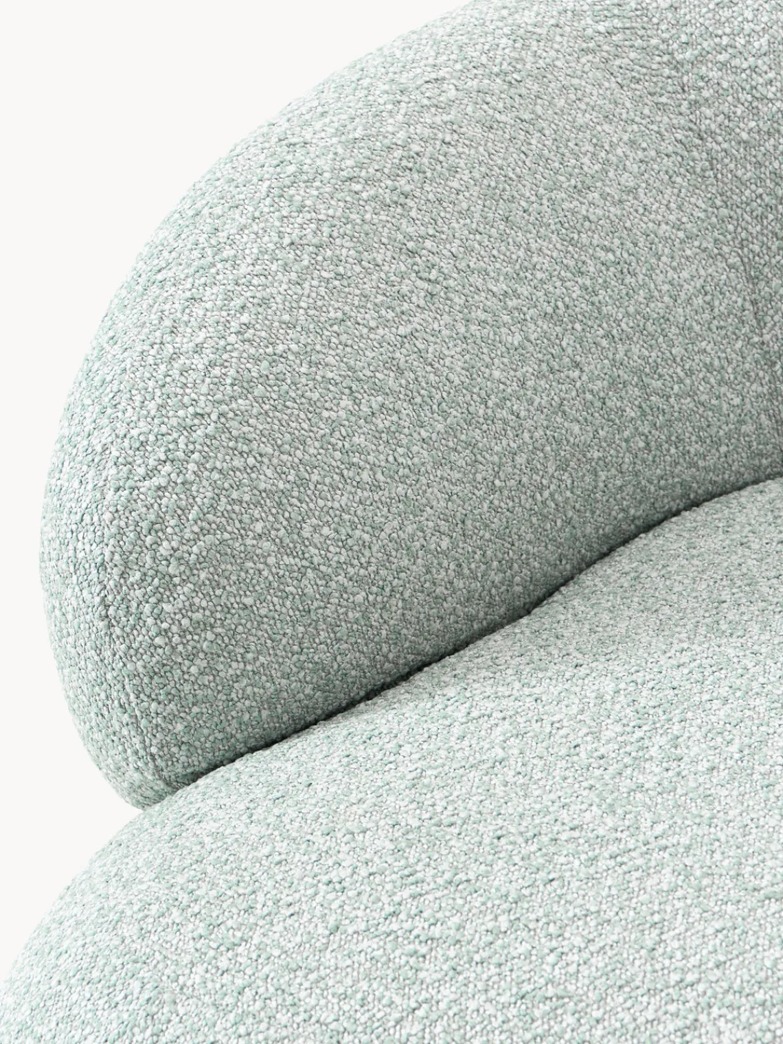 Westwing Collection Sillón en tejido bouclé Alba