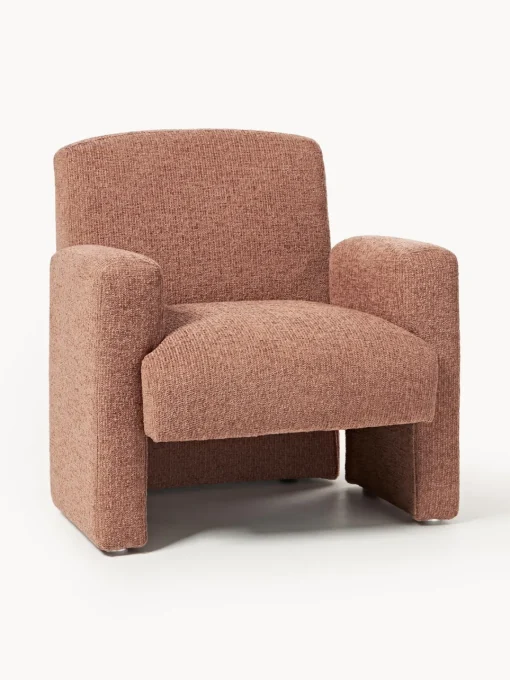 Westwing Collection Sillón en tejido bouclé Aven