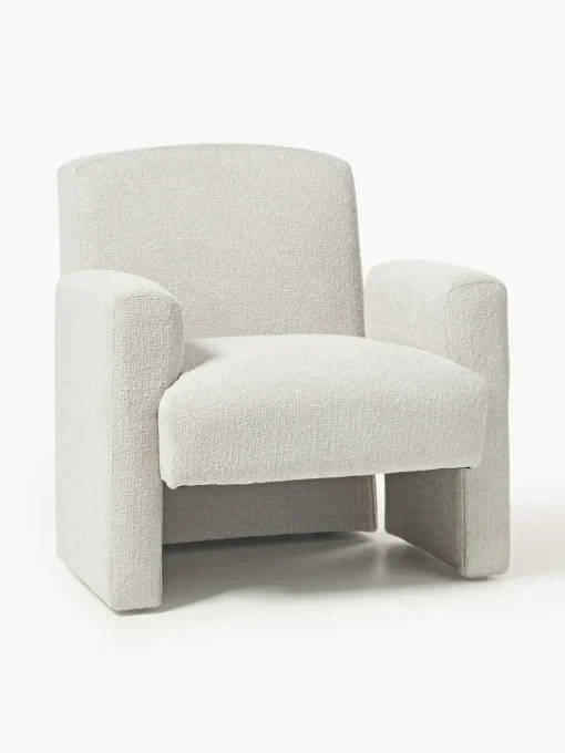 Westwing Collection Sillón en tejido bouclé Aven