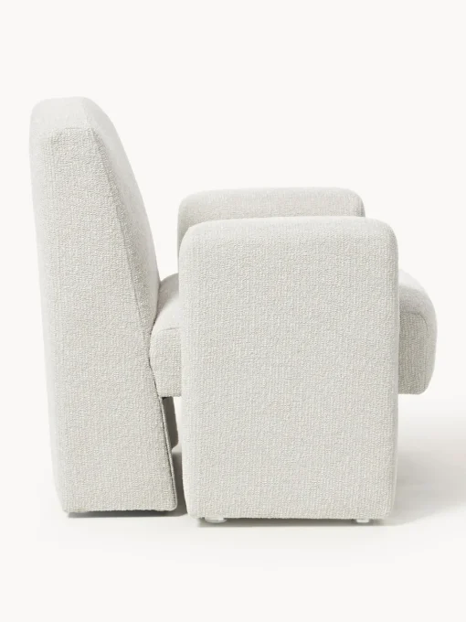 Westwing Collection Sillón en tejido bouclé Aven