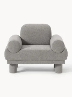 Westwing Collection Sillón en tejido bouclé Lilo