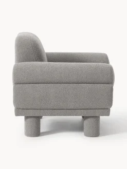 Westwing Collection Sillón en tejido bouclé Lilo