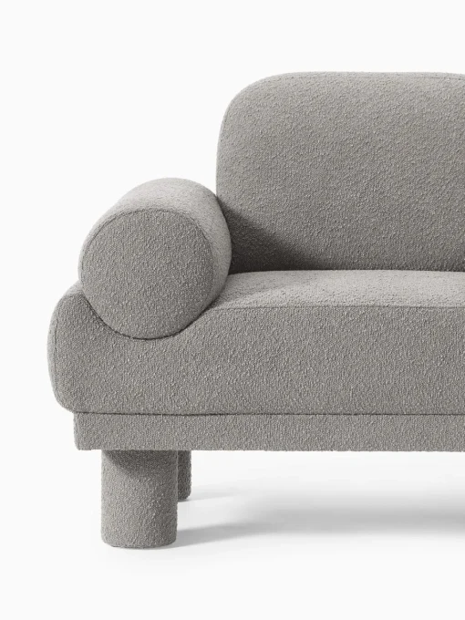 Westwing Collection Sillón en tejido bouclé Lilo