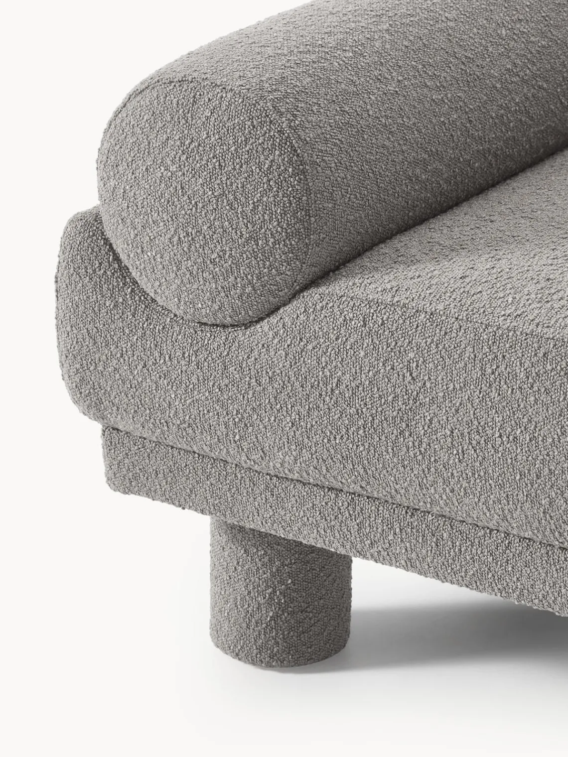 Westwing Collection Sillón en tejido bouclé Lilo