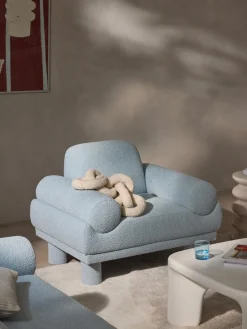 Westwing Collection Sillón en tejido bouclé Lilo^ Butacas|Sillones