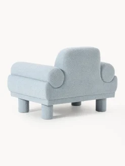 Westwing Collection Sillón en tejido bouclé Lilo^ Butacas|Sillones