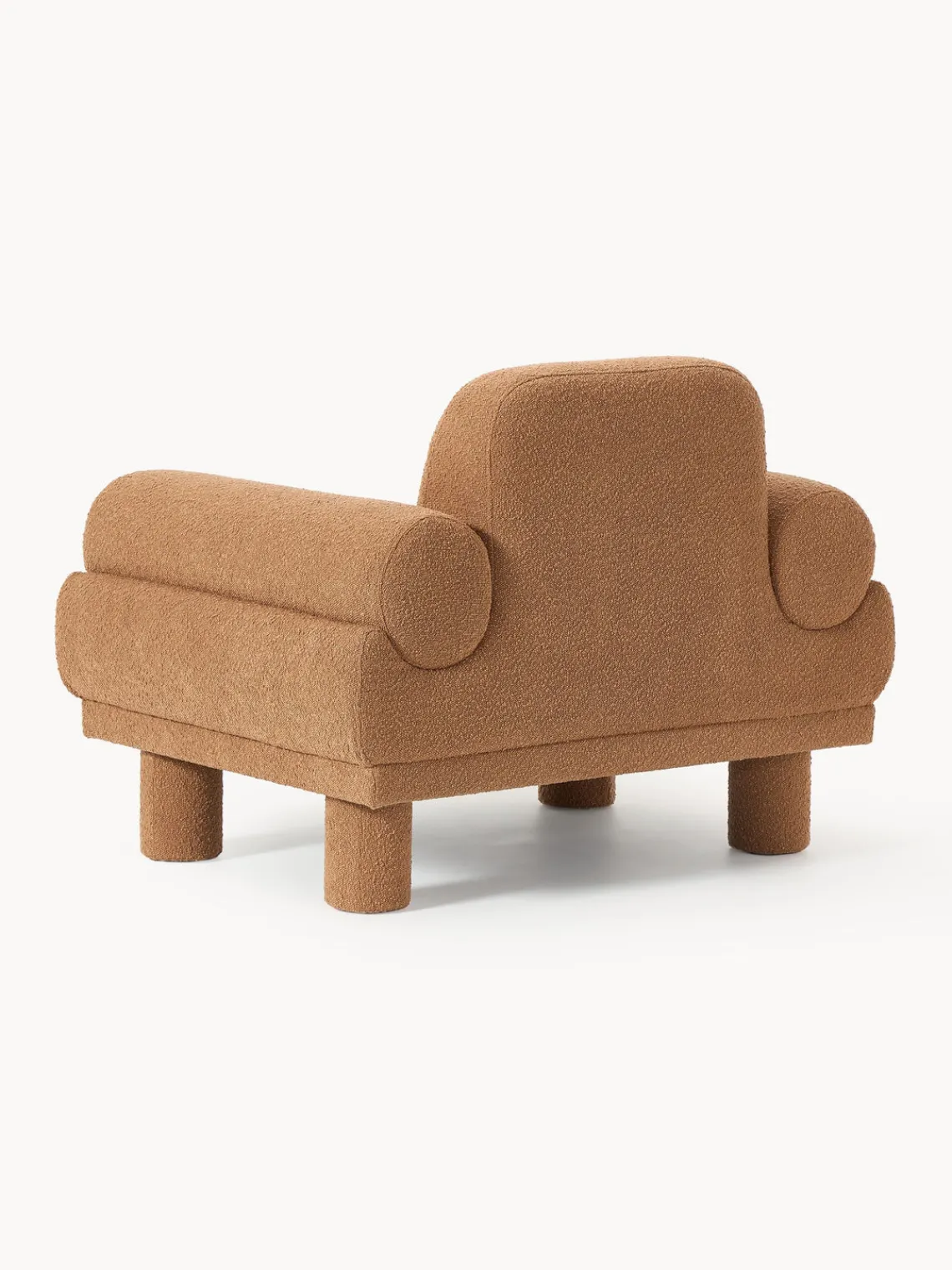 Westwing Collection Sillón en tejido bouclé Lilo^ Butacas|Sillones