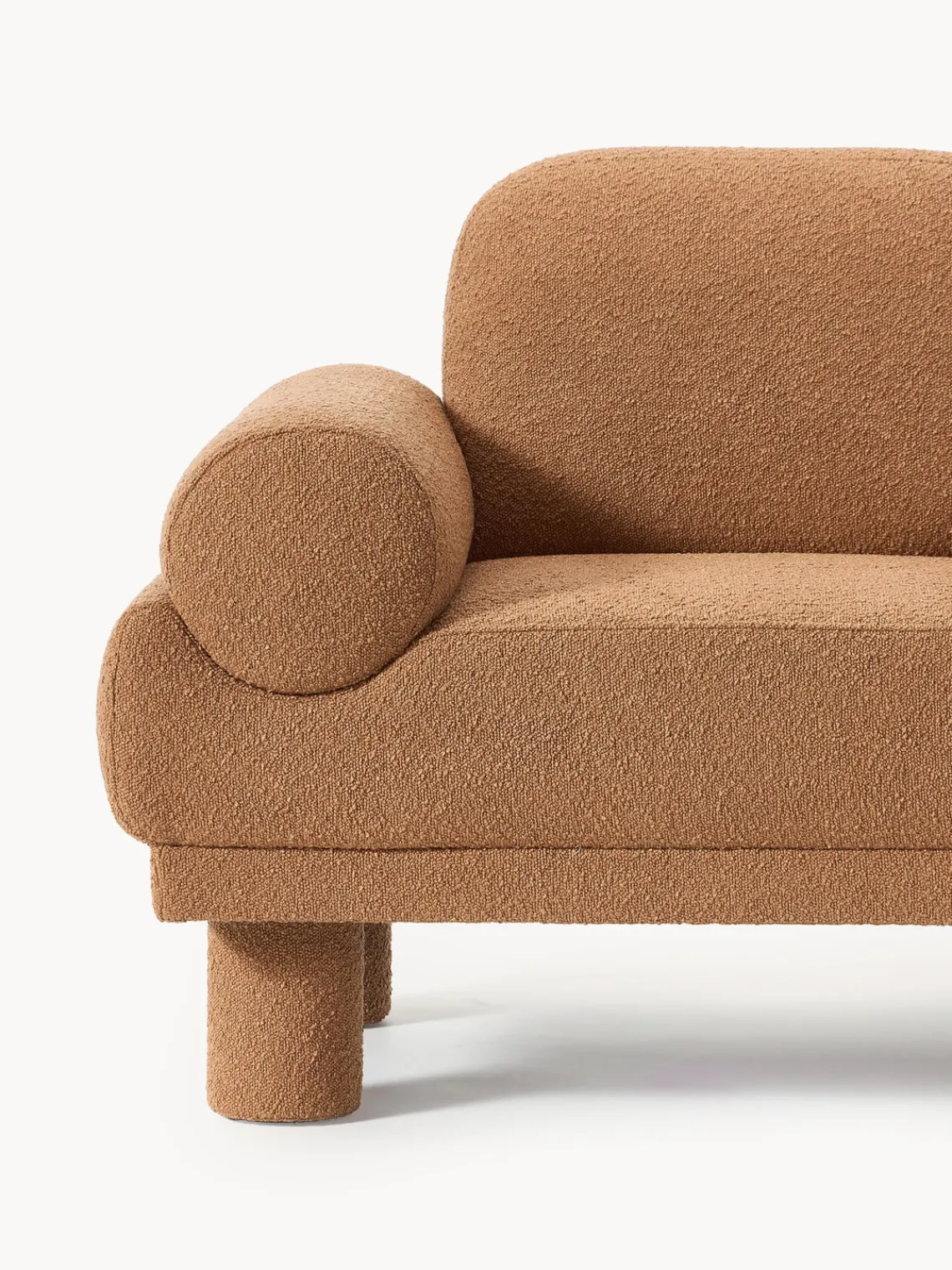 Westwing Collection Sillón en tejido bouclé Lilo^ Butacas|Sillones