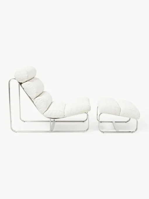 Westwing Collection Sillón en tejido bouclé Pavlos^ Sillones Pequeños|Sillones