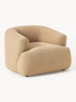 Westwing Collection Sillón en tejido bouclé Sofia