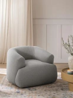 Westwing Collection Sillón en tejido bouclé Sofia^ Butacas|Sillones
