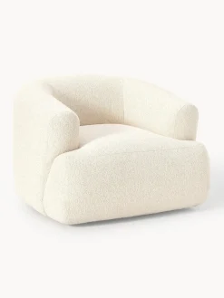 Westwing Collection Sillón en tejido bouclé Sofia
