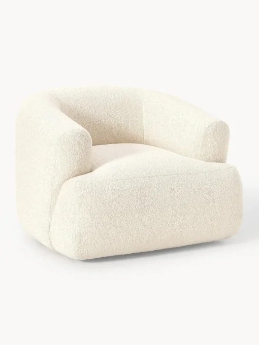 Westwing Collection Sillón en tejido bouclé Sofia