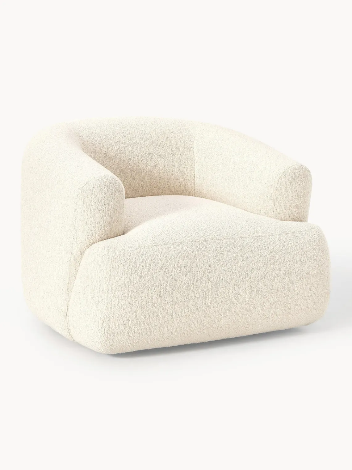 Westwing Collection Sillón en tejido bouclé Sofia