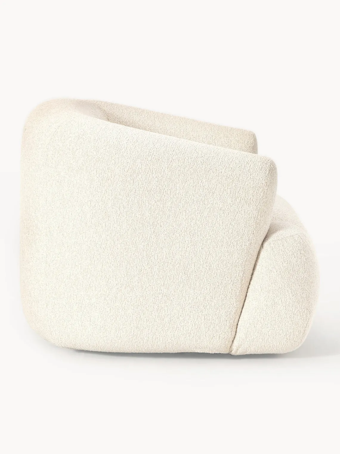 Westwing Collection Sillón en tejido bouclé Sofia