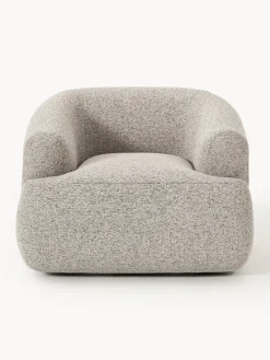 Westwing Collection Sillón en tejido bouclé Sofia