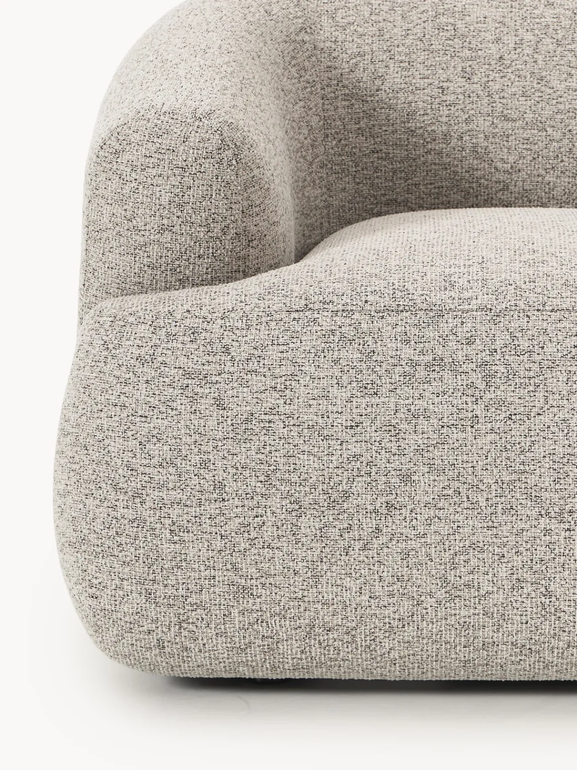 Westwing Collection Sillón en tejido bouclé Sofia