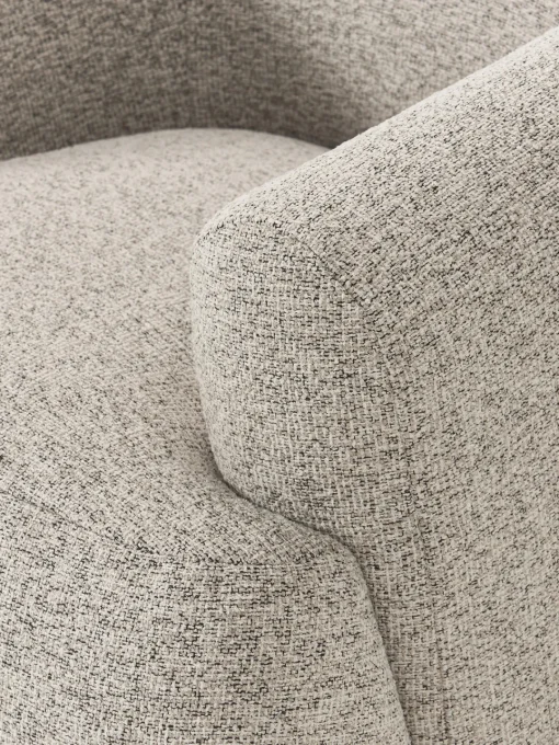 Westwing Collection Sillón en tejido bouclé Sofia
