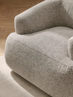 Westwing Collection Sillón en tejido bouclé Sofia