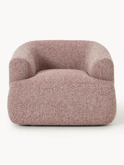 Westwing Collection Sillón en tejido bouclé Sofia