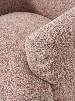 Westwing Collection Sillón en tejido bouclé Sofia