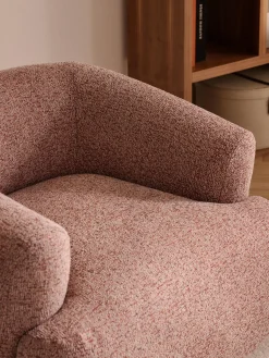 Westwing Collection Sillón en tejido bouclé Sofia