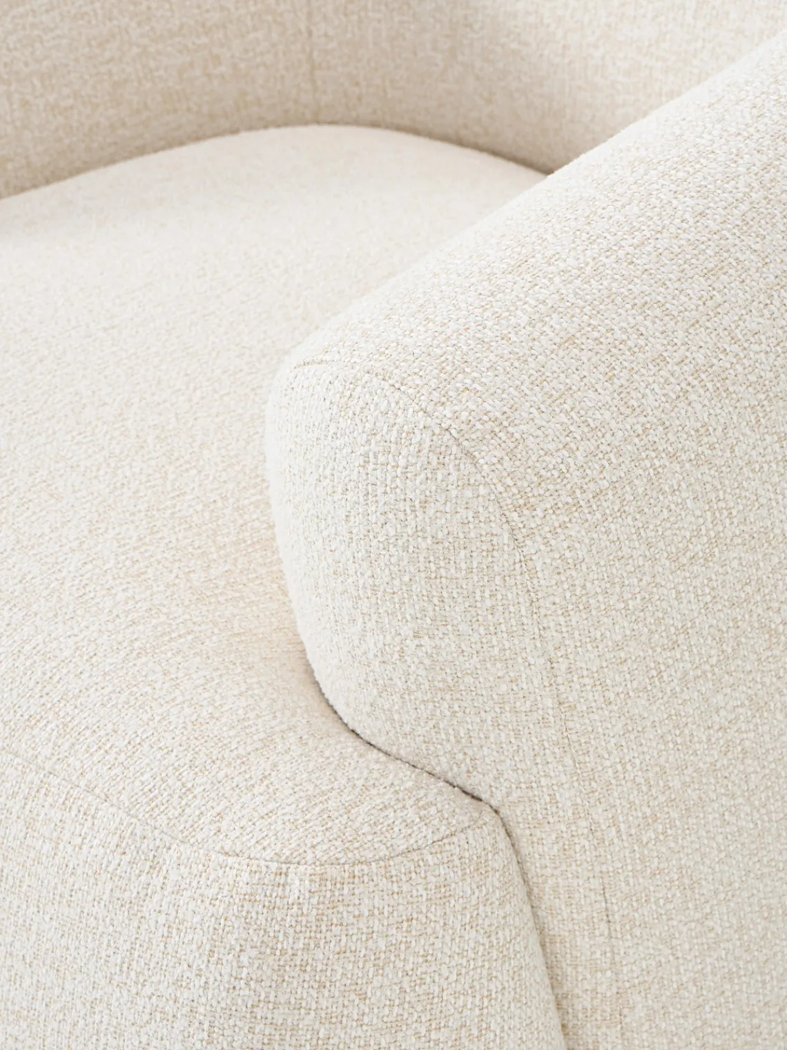 Westwing Collection Sillón en tejido bouclé Sofia^ Butacas|Sillones