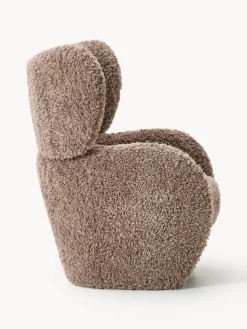 Westwing Collection Sillón en tejido bouclé Teyvat