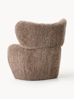 Westwing Collection Sillón en tejido bouclé Teyvat