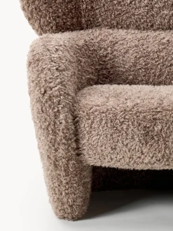 Westwing Collection Sillón en tejido bouclé Teyvat