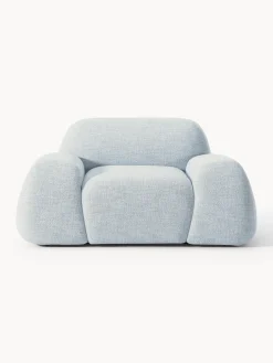 Westwing Collection Sillón en tejido bouclé Wolke