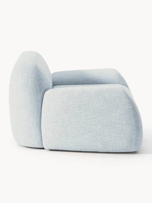 Westwing Collection Sillón en tejido bouclé Wolke