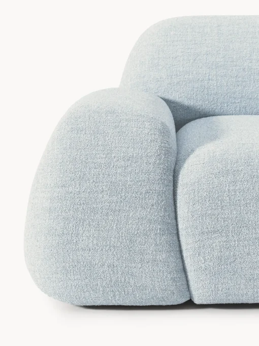 Westwing Collection Sillón en tejido bouclé Wolke