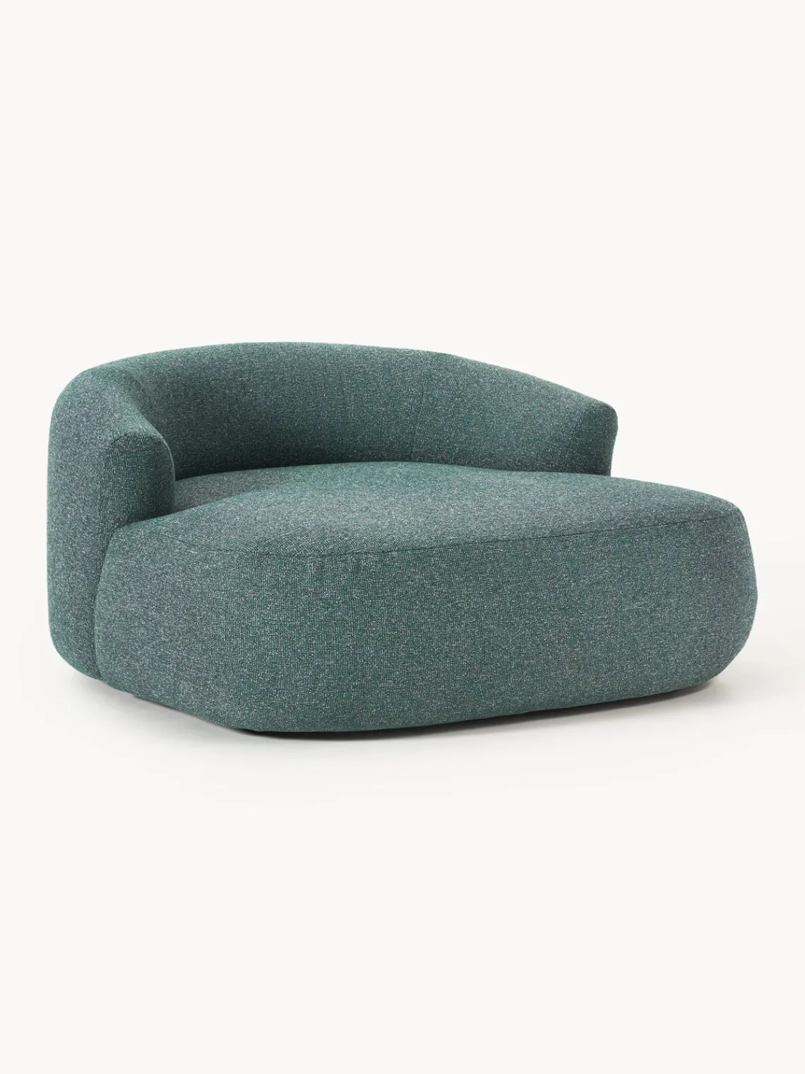 Westwing Collection Sillón grande en tejido bouclé Sofia