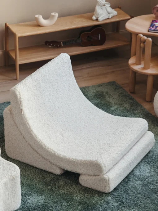 Wigiwama Sillón infantil artesanal de borreguillo Moon^Niños Decoración Infantil|Puf Infantiles