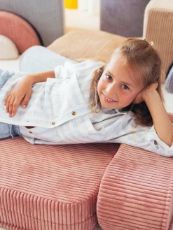 Niños Wigiwama Sillón infantil de pana plegable Sugar