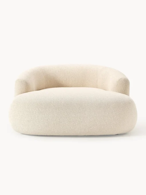 Westwing Collection Sillón lounge grande en tejido bouclé Sofia^ Butacas|Sillones