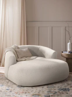 Westwing Collection Sillón lounge grande en tejido bouclé Sofia^ Butacas|Sillones