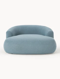Westwing Collection Sillón lounge grande en tejido bouclé Sofia
