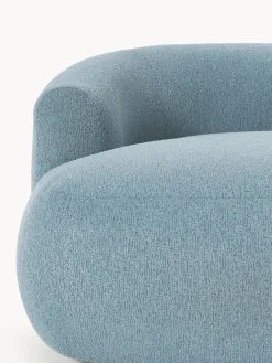 Westwing Collection Sillón lounge grande en tejido bouclé Sofia